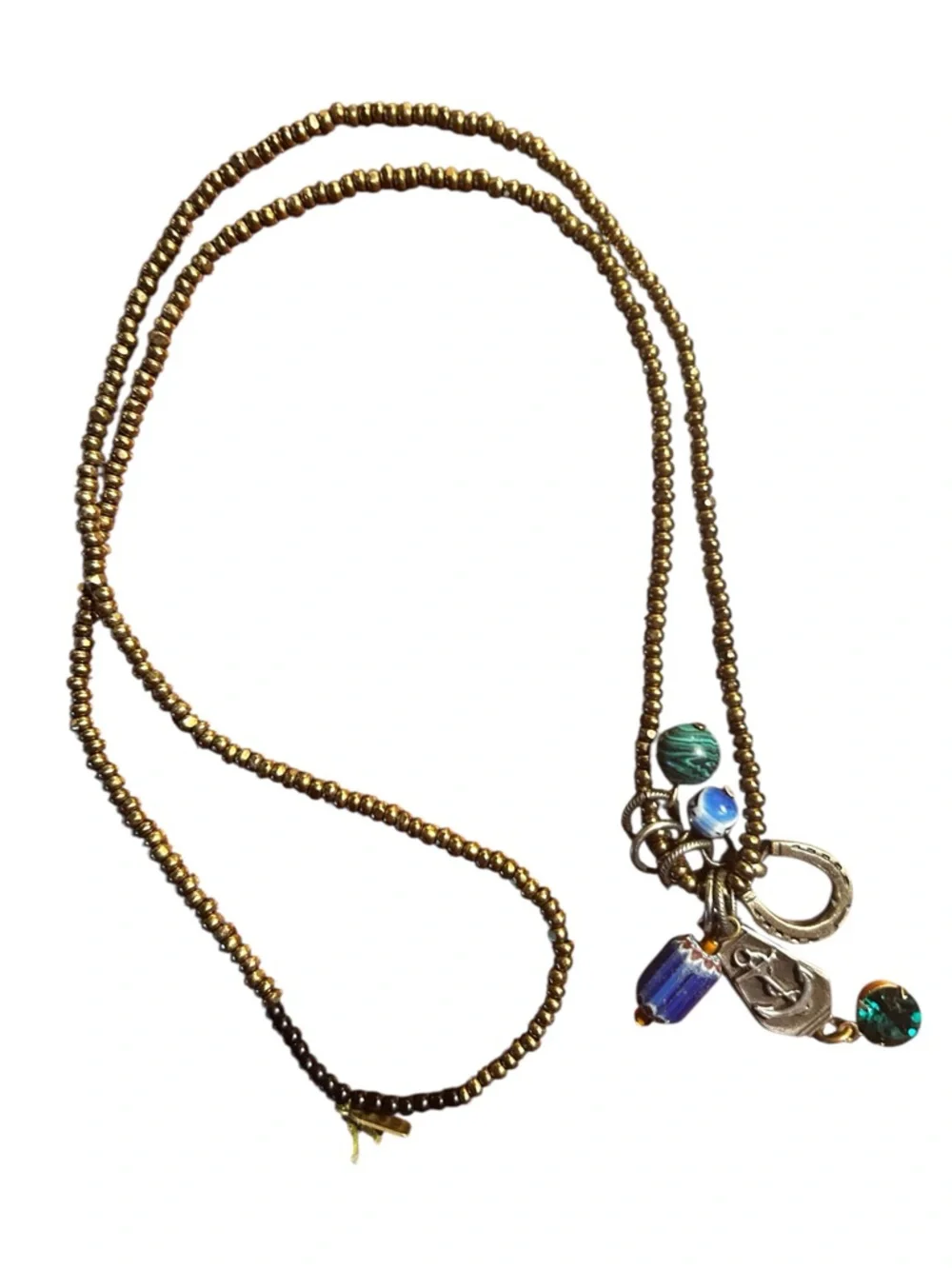 PatchNYC one-of-a-kind Collage charm pendant necklace. - Picture 1 of 4